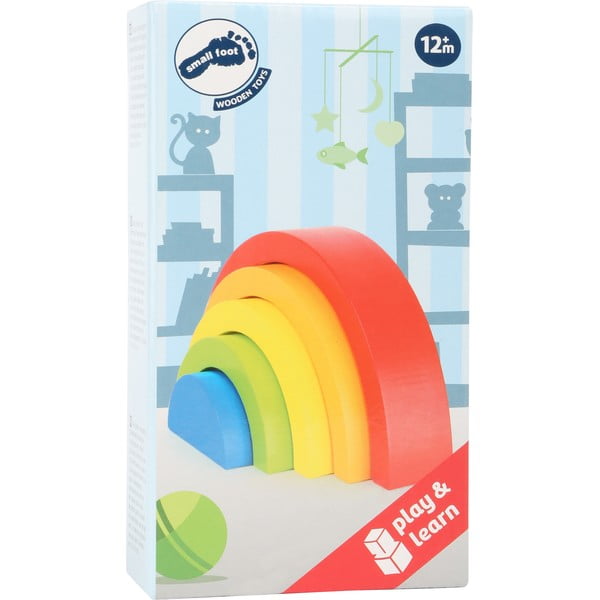 Dziecięca drewniana układanka Legler Rainbow-image-1