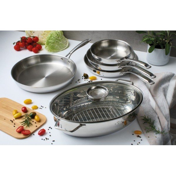 Patelnia ze stali nierdzewnej ø 28 cm – Brandani-image-1