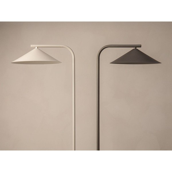 Kremowa metalowa lampa stojąca (wysokość 160 cm) Nocte – Micadoni -image-4