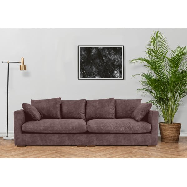 Ciemnobrązowa sofa 266 cm Comfy – Scandic-image-1