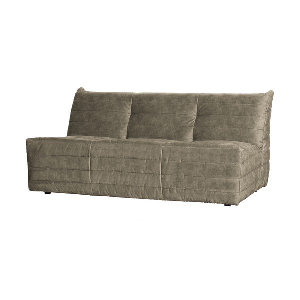 Beżowa aksamitna sofa 160 cm Bag – WOOOD-image-1