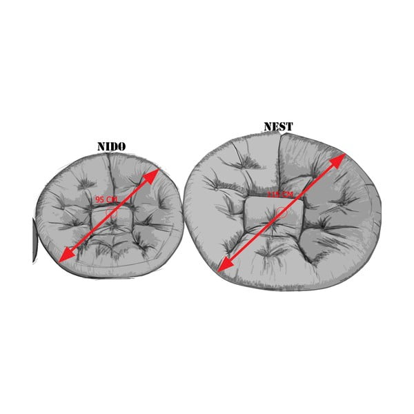 Fotel rozkładany Karup Nest Magenta-image-3
