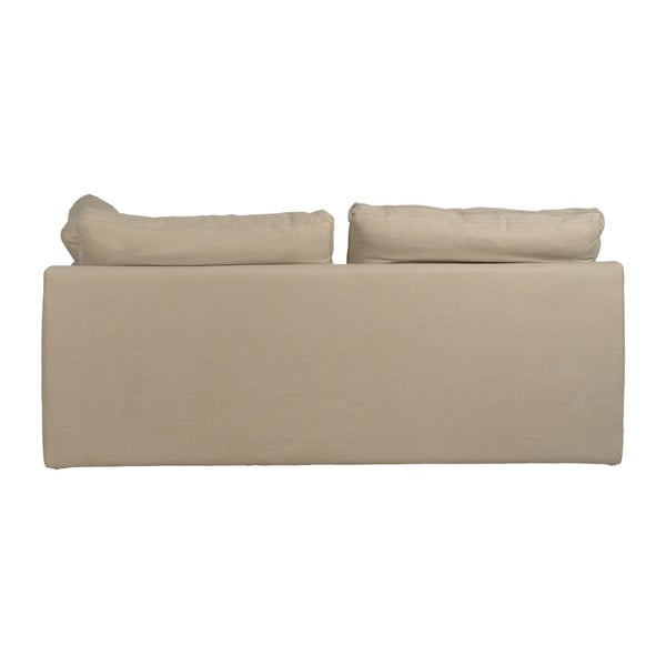 Beżowa lniana sofa 180 cm – Ixia-image-3
