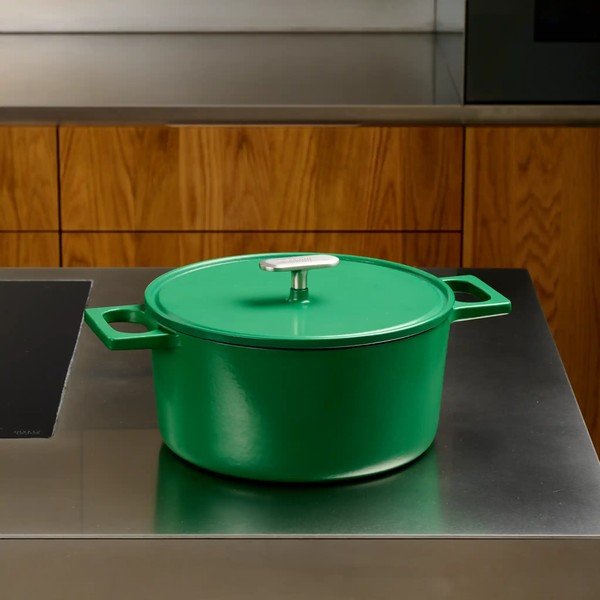 Garnek żeliwny z pokrywką odpowiedni na indukcję 5,5 l Mattia 3.0 – FABINI-image-1