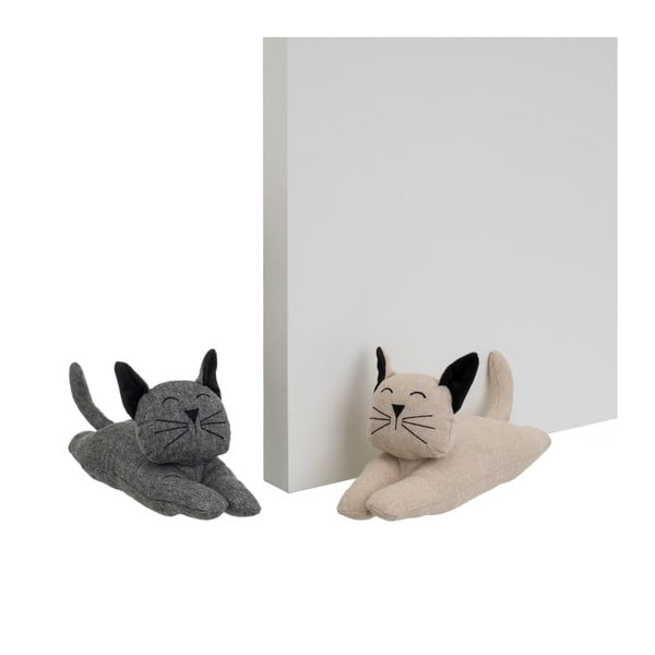 Stopery do drzwi zestaw 2 szt. Cat – Casa Selección-image-1