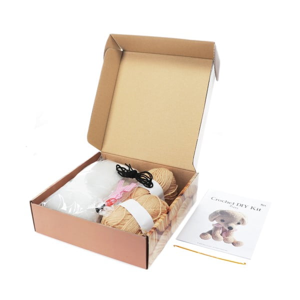 Zestaw kreatywny DIY Crochet Puppy – Rex London-image-3