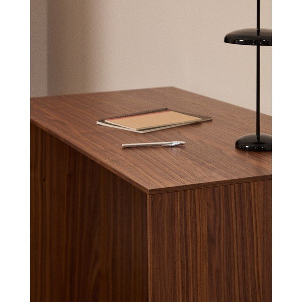 Biurko w dekorze orzecha 60x140 cm Litto – Kave Home-image-3