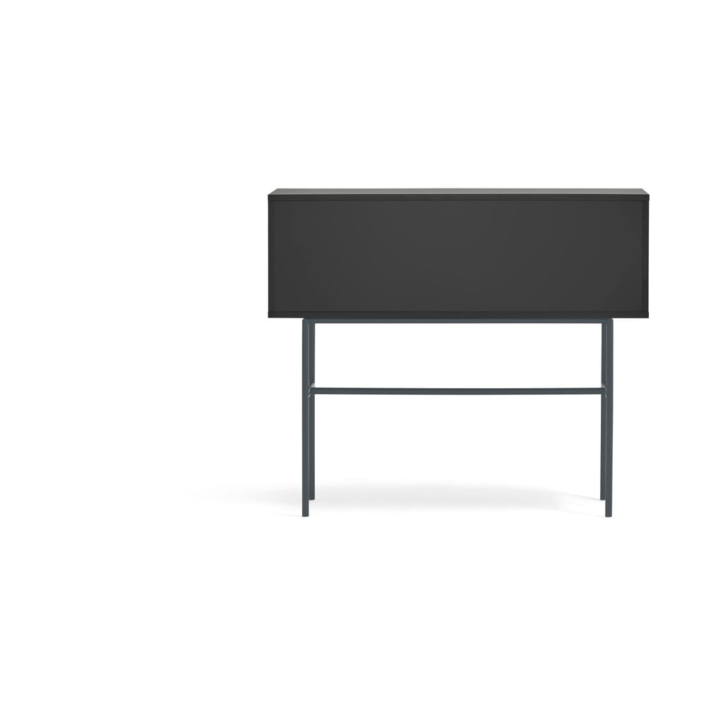 Czarno-antracytowa konsola 35x110 cm Nube – Teulat (zdjęcie 5)