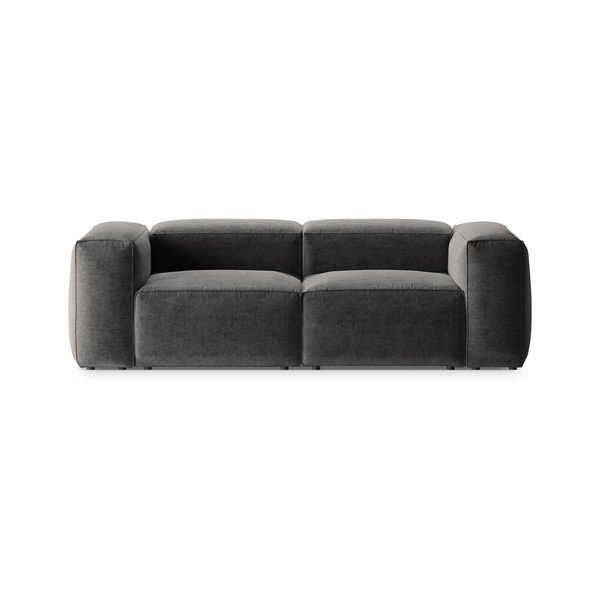 Ciemnoszara sofa 224 cm Bergamo – Cosmopolitan Design