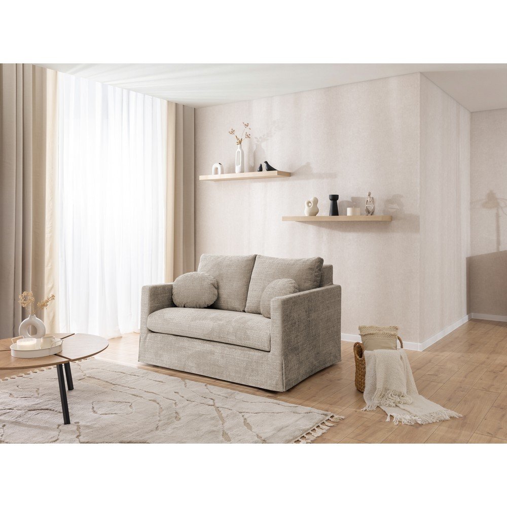 Beżowy pokrowiec 2-osobowy Paphos – Ropez (zdjęcie 8)