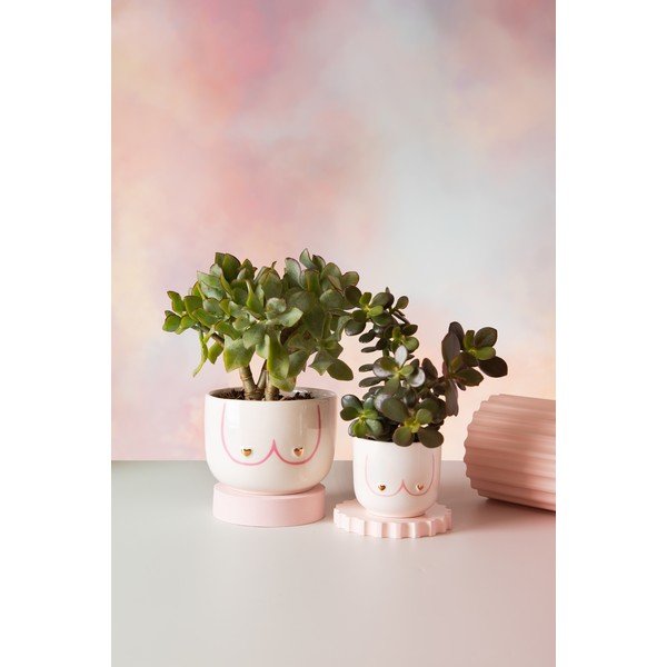 Ceramiczna osłonka na doniczkę ø 8 cm Girl Power – Sass & Belle-image-1