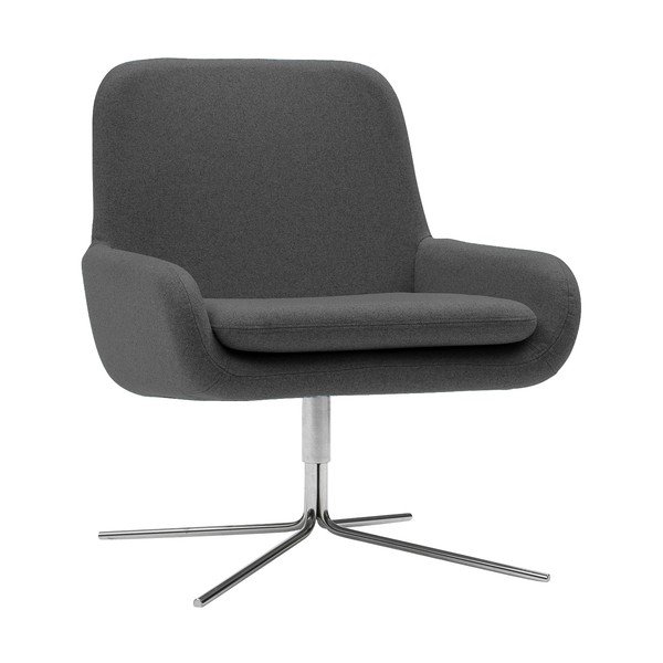 Antracytowy fotel obrotowy Softline Coco Swivel-image-2