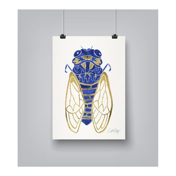 Plakat Americanflat Cicada by Cat Coquillette, 30x42 cm