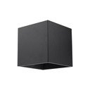 Czarny kinkiet Sollux Geo