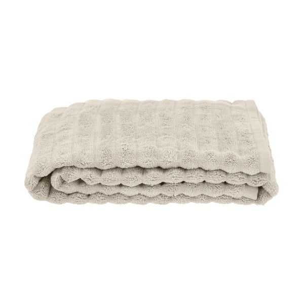 Kremowy bawełniany ręcznik kąpielowy 70x140 cm Inu – Zone