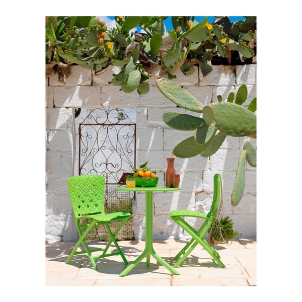 Czerwony regulowany stolik ogrodowy Nardi Garden Spritz-image-1