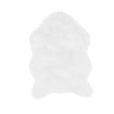 Biała sztuczna skóra Tiseco Home Studio Sheepskin, 60x90 cm
