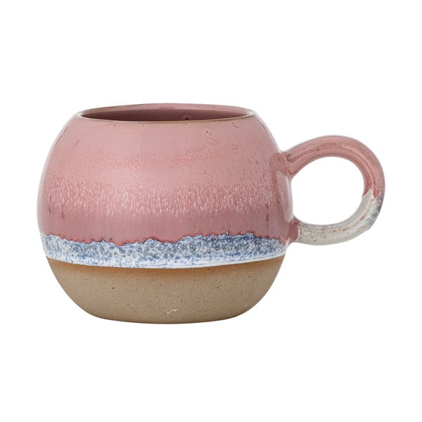 Różowy kamionkowy kubek 410 ml Paula – Bloomingville