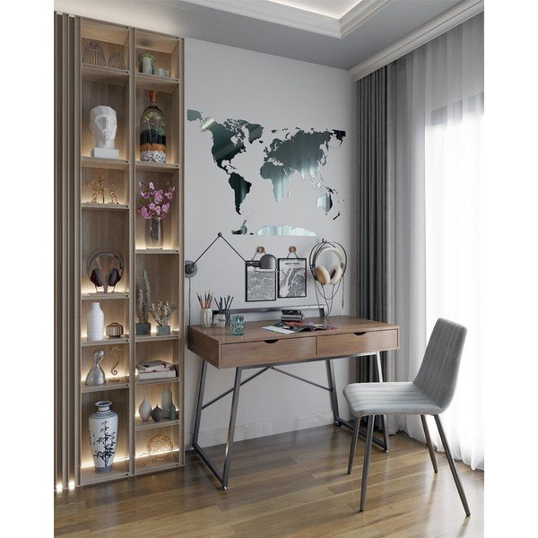 Biurko z blatem w dekorze orzecha 57.5x120 cm Tolm – Homede-image-1