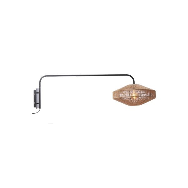 Metalowy kinkiet do kontaktu w naturalnym kolorze ø 43 cm Lyra – Light & Living-image-2
