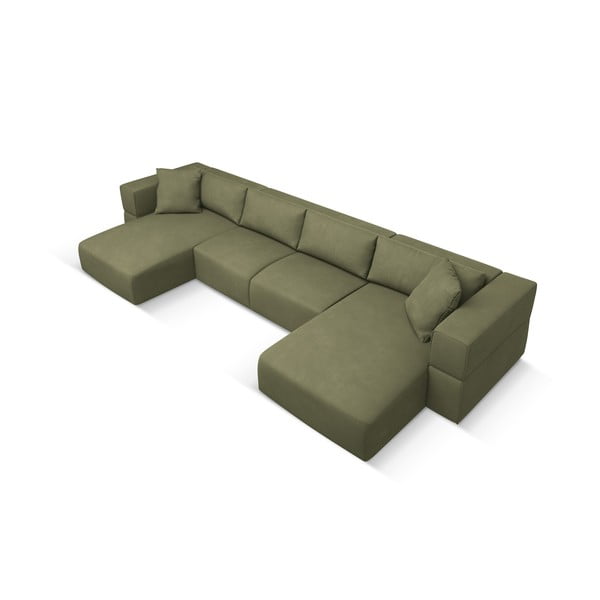 Jasnozielony narożnik (w kształcie litery U) Esther – Milo Casa-image-2