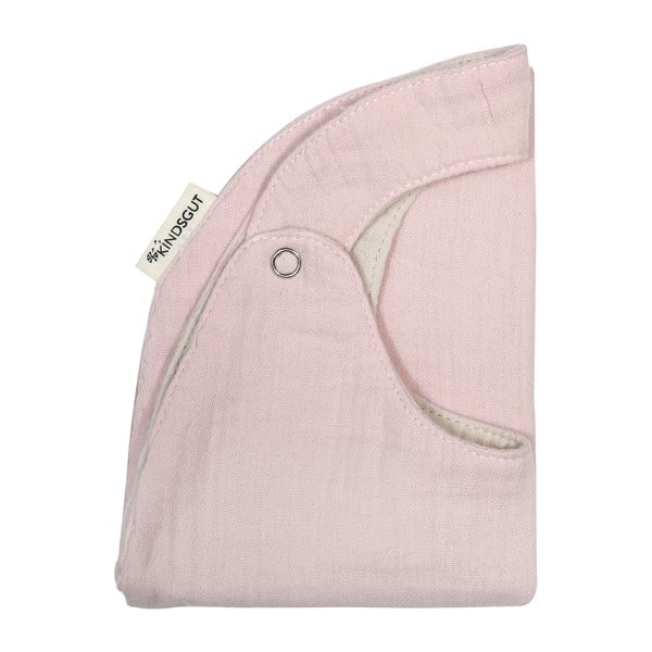 Różowy muślinowy śliniak Kindsgut Oslo-image-3