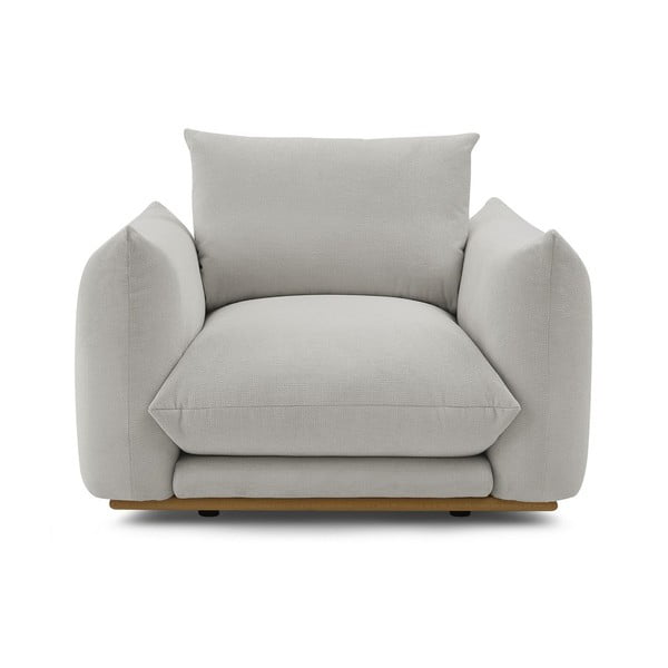 Jasnoszary fotel Ernest – Bobochic Paris-image-3