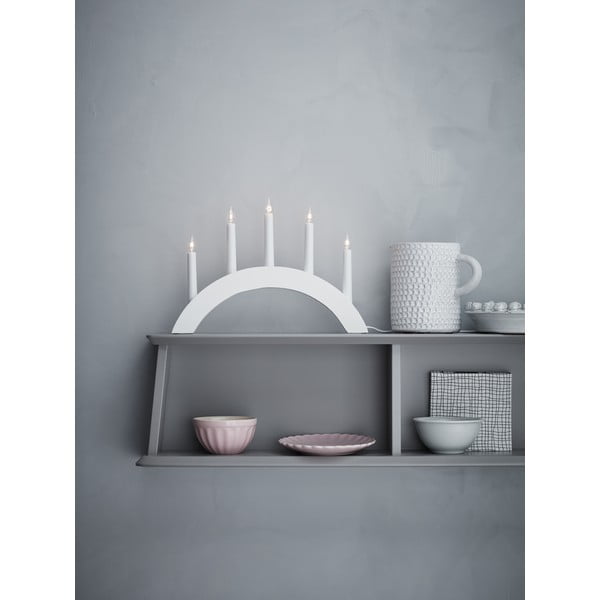 Biała dekoracja świetlna ze świątecznym motywem Atle – Markslöjd-image-1