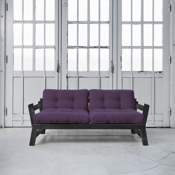 Sofa rozkładana Karup Step Black/Purple-image-1