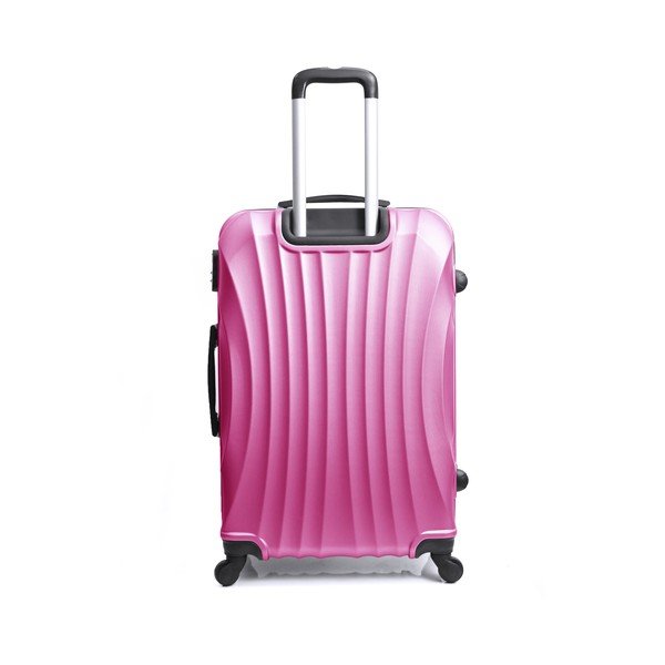 Różowa walizka na kółkach Hero Moscou-e, 31 l-image-3
