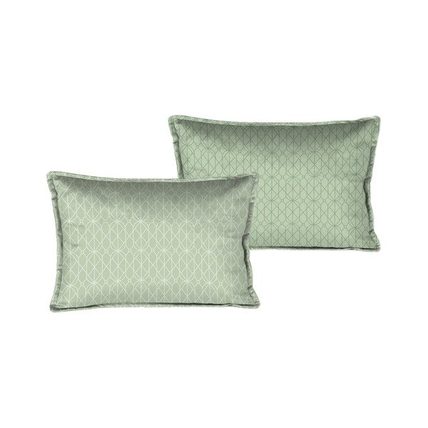 Zielona poduszka dekoracyjna Velvet Atelier Art Deco, 50x35 cm-image-2