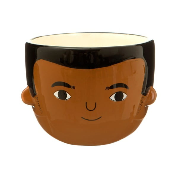 Brązowa doniczka Sass & Belle My Kind of People Ezra-image-1