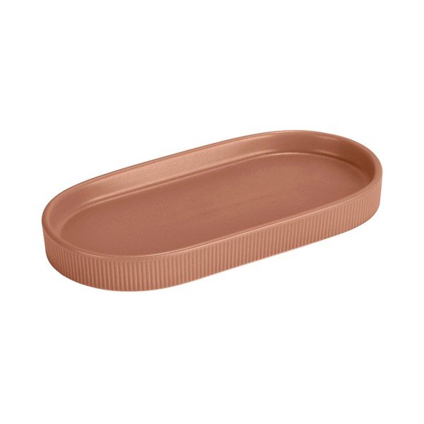 Brązowy organizer łazienkowy ceramiczny Fablo – Wenko