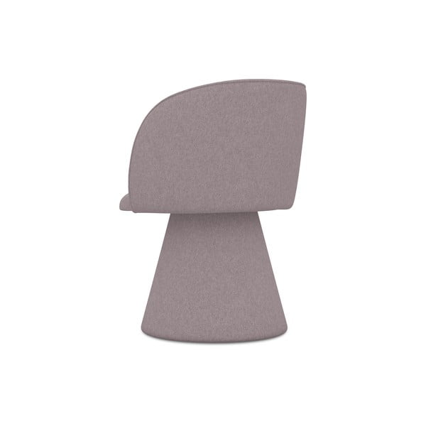 Lawendowy tapicerowany fotel jadalniany Maia – Makamii-image-3