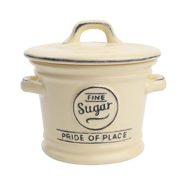 Kremowy pojemnik porcelanowy na cukier T&G Woodware Pride of Place