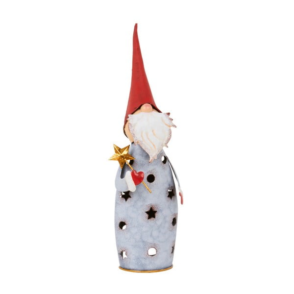 Świecznik Archipelago Grey Santa, 37 cm