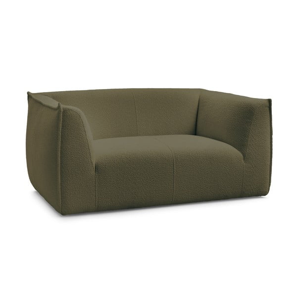 Zielona sofa z materiału bouclé 170 cm Giorgia – Bobochic Paris-image-3