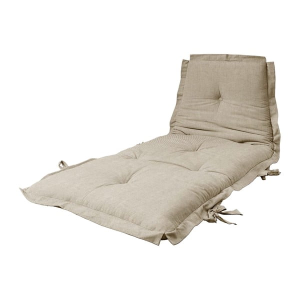 Wielofunkcyjny futon Karup Design Sit & Sleep Linen Beige, 80x200 cm