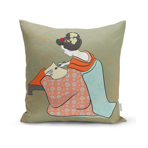 Zestaw 3 dekoracyjnych poszewek na poduszki Minimalist Cushion Covers Ethnic Eastern, 45x45 cm-image-3