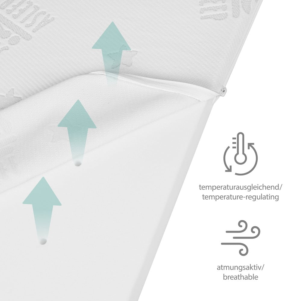 Piankowy materac dziecięcy ze zdejmowanym pokrowcem 60x120 cm Comfort Air Roll – Roba (zdjęcie 5)