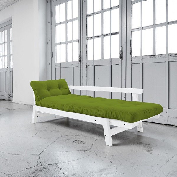 Sofa rozkładana Karup Step White/Lime-image-2