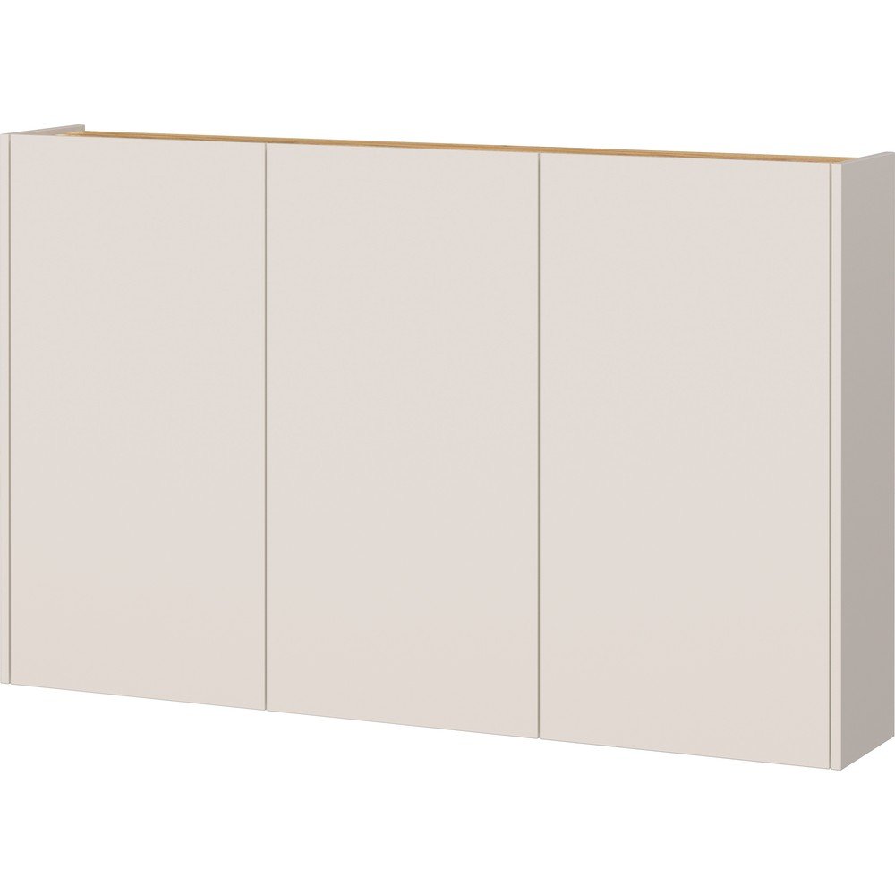 Kremowa szafka w dekorze dębu 138x87x25 cm Libbiano – Germania