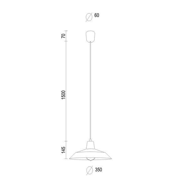 Biała lampa wisząca Bulb Attack Cinco-image-4