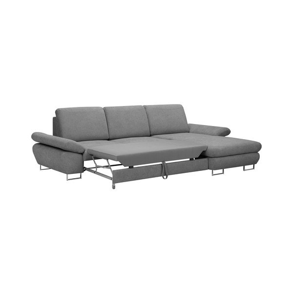 Jasnoszary rozkładany narożnik prawostronny Windsor & Co Sofas Pi-image-2