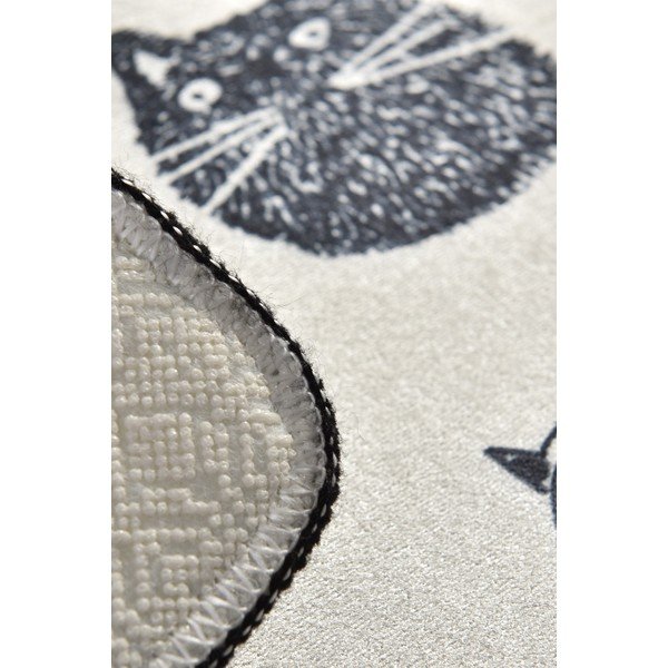 Czarno-beżowy dywanik łazienkowy 40x60 cm Cutie – Foutastic-image-2