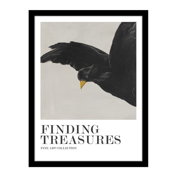 Plakat z ramą w zestawie 32x42 cm Finding Treasures   – Malerifabrikken