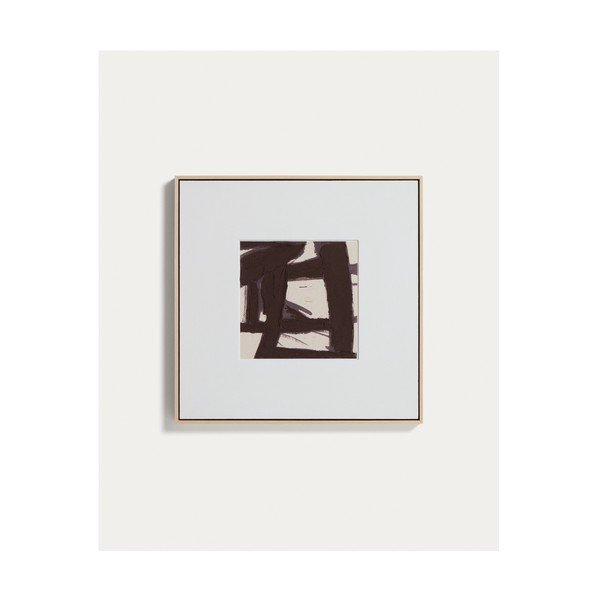 Ręcznie malowany obraz z ramą w zestawie/na płótnie 60x60 cm Arilan – Kave Home-image-4