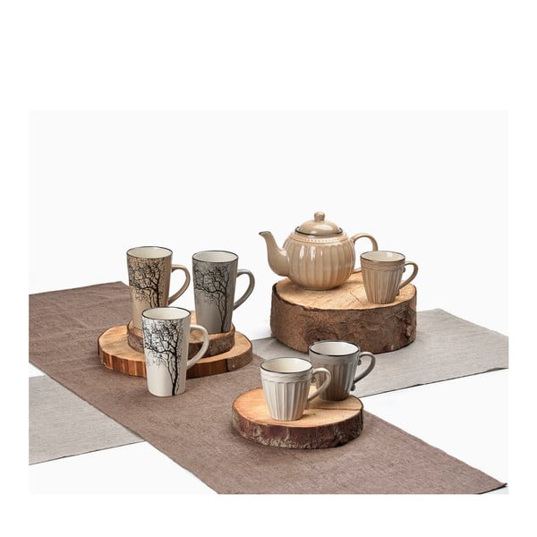 Kubek kamionkowy Grey, 400 ml-image-1