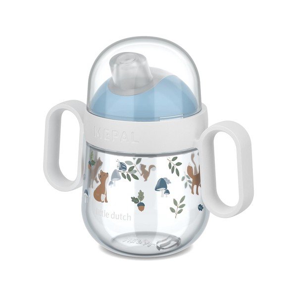 Jasnoniebieski plastikowy kubek dla dzieci 200 ml Forest Friends – Mepal
