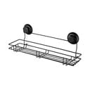 Czarna samoprzylepna półka kuchenna Compactor Bestlock Black Kitchen Shelf, 45,5x12 cm